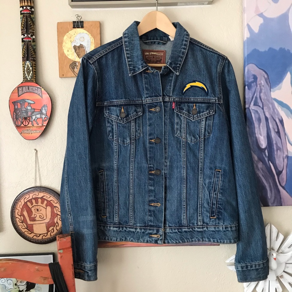 SAN DIEGO/LOS ANGELES CHARGERS LEVIS JACKET XXL